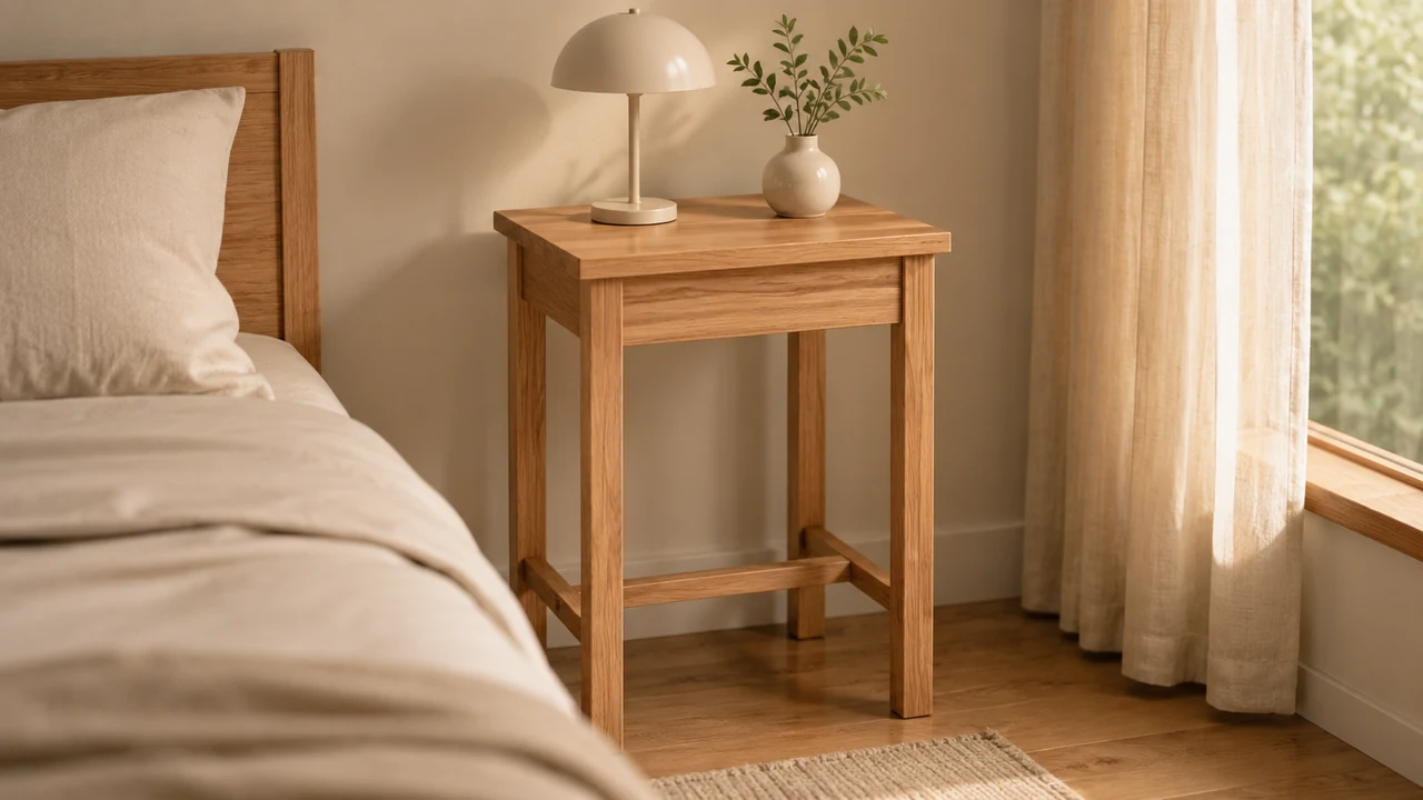 Mortise-and-Tenon Side Table with H-Stretcher